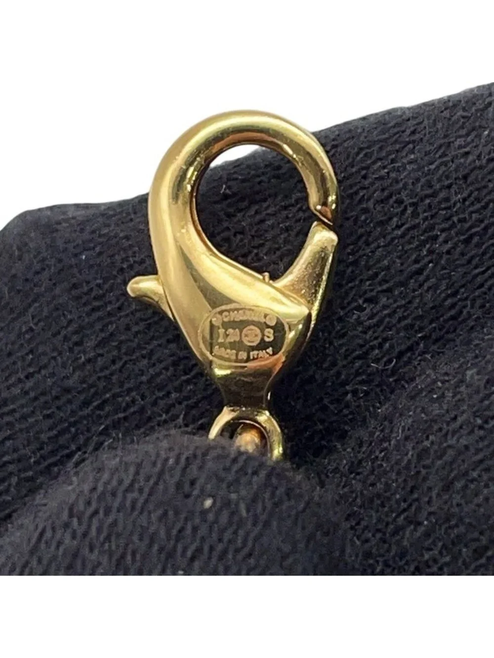 Chanel Necklace I Love CC Logo Rhinestone S Long